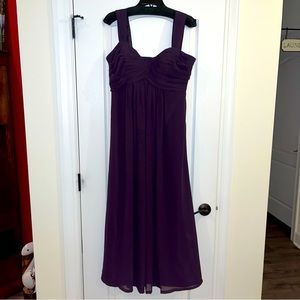 BILL LEVKOFF Plum Purple Bridesmaid/ prom Dress